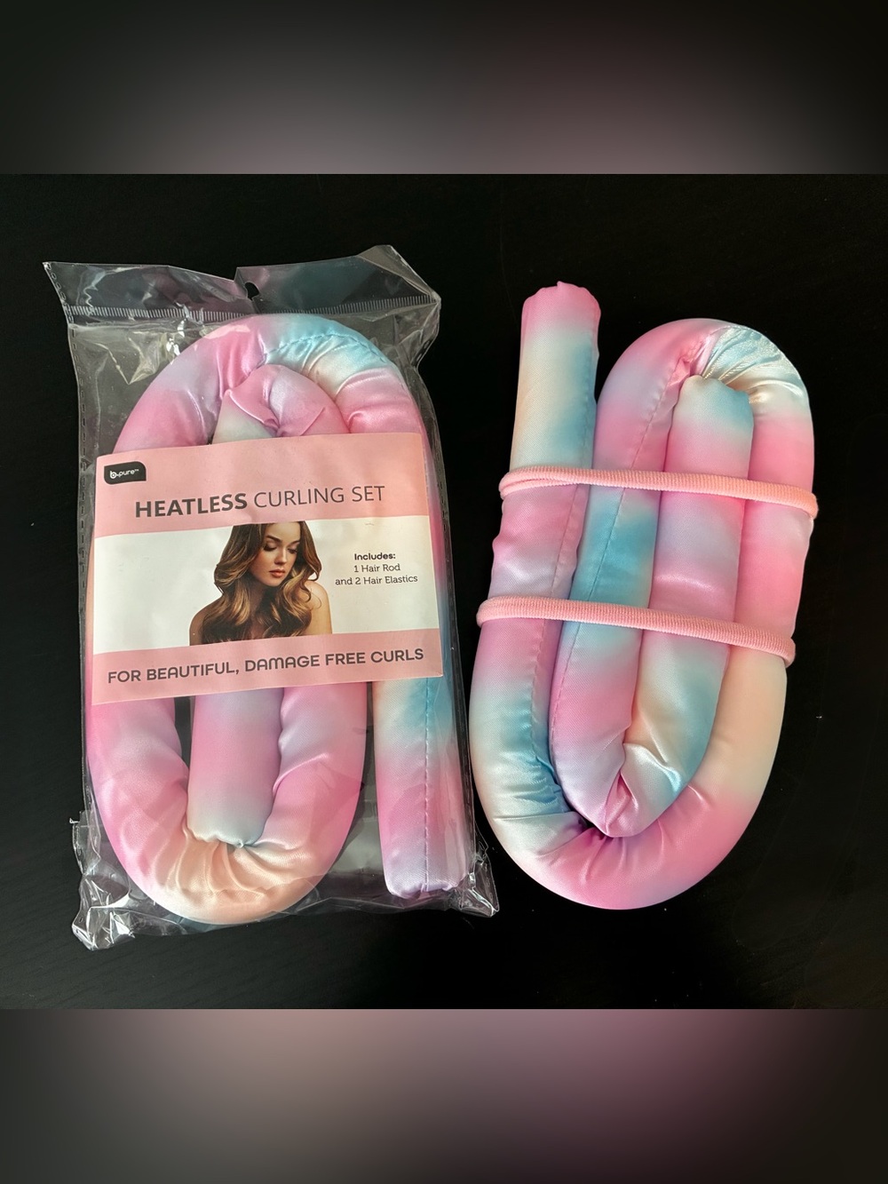 Two b.pure Heatless Curling Sets